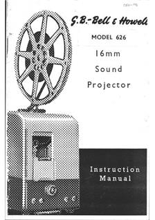 Bell and Howell 626 manual. Camera Instructions.